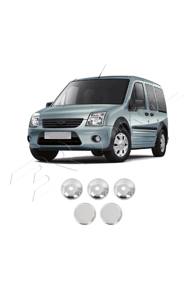 BRSPLAST  Ford Connect Uyumlu 2002-2009 Krom Kilit Açma 5 Parça Paslanmaz Çelik - Resim 2