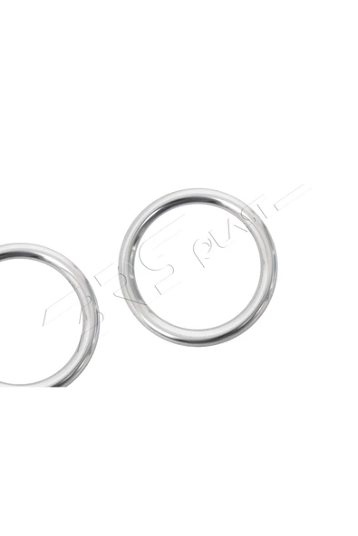 BRSPLAST  Ford Courier Uyumlu 2014 Ve Üzeri Krom Sis Çerçevesi 2 Parça Paslanmaz Çelik - Resim 4