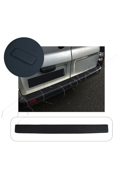 BRSPLAST  Renault Trafic Uyumlu 2001-2014 Abs Arka Tampon Üstü Koruma ürün görseli 1