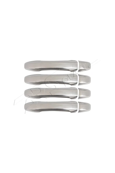 BRSPLAST  Renault Express Uyumlu 2021 Ve Üzeri Krom Kapı Kolu 4 Kapı Paslanmaz Çelik - Resim 3