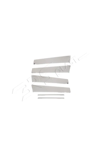 BRSPLAST  Volkswagen Passat B8 Uyumlu Krom Kapı Direği 6 Parça Paslanmaz Çelik - Resim 3