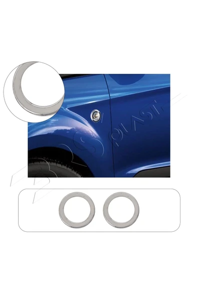 BRSPLAST  Ford Connect Uyumlu 2002 Ve Üzeri Krom Sinyal Çerçevesi 2 Parça Paslanmaz Çelik ürün görseli 1
