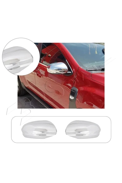 BRSPLAST  Dacia Duster Uyumlu 2018 ve Üzeri Ayna Kapağı 2 Parça Abs Krom Kaplama