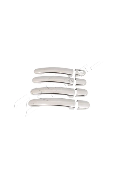 BRSPLAST  Skoda Rapid Uyumlu 2012 Ve Üzeri Krom Kapı Kolu 4 Kapı Paslanmaz Çelik - Resim 5