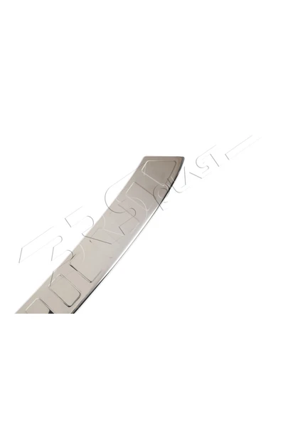 BRSPLAST  Citroen Jumpy Uyumlu Uzun Model Krom Arka Tampon Üstü Koruma Paslanmaz Çelik - Resim 3