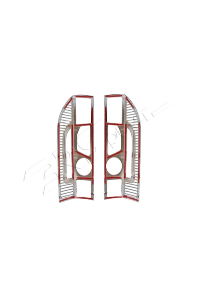 BRSPLAST  Citroen Jumper Uyumlu 2006-2014 Stop Çerçevesi 2 Parça Abs Krom Kaplama - Resim 6