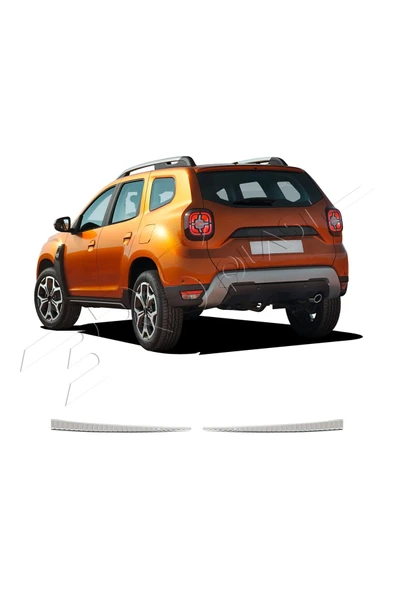 BRSPLAST  Dacia Duster Uyumlu 2018-2024 Krom Bagaj İç Eşiği 2 Parça Paslanmaz Çelik ürün görseli 1