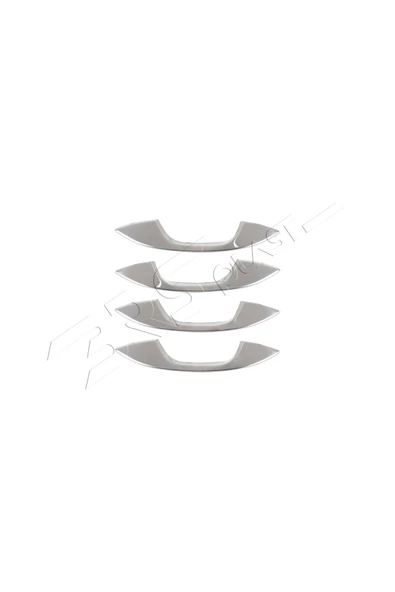 BRSPLAST  Volkswagen Caddy 2021 Ve Üzeri Krom Kapı Dekoru 4 Kapı Paslanmaz Çelik - Resim 3