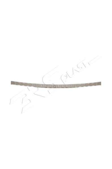 BRSPLAST  Renault Captur Uyumlu 2013 Ve Üzeri Krom Arka Tampon Üstü Koruma Paslanmaz Çelik - Resim 2