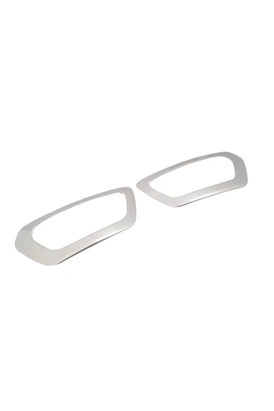 BRSPLAST  Ford Transit Uyumlu 2020 Ve Üzeri Krom Sis Çerçevesi 2 Parça Paslanmaz Çelik - Resim 4