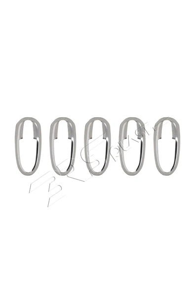 BRSPLAST  Mercedes Vito W447 Uyumlu Krom Kapı Kolu Tası 5 Parça Paslanmaz Çelik - Resim 3