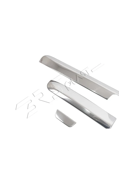 BRSPLAST  Renault Express Uyumlu 2021 Ve Üzeri Krom Bagaj Çıtası 3 Parça Paslanmaz Çelik - Resim 4