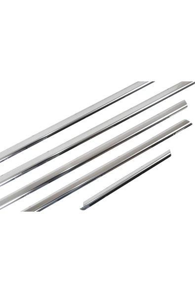 BRSPLAST  Opel Corsa D Uyumlu 2007-2015 Krom Cam Çıtası 6 Parça Paslanmaz Çelik - Resim 5