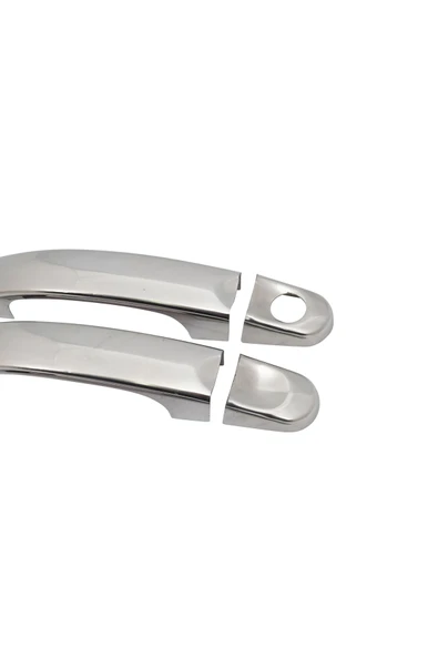 BRSPLAST  Volkswagen T6 Caravella Uyumlu 2015-2023 Krom Kapı Kolu 2 Kapı Paslanmaz Çelik - Resim 6