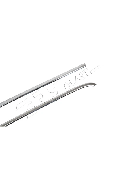 BRSPLAST  Fiat Fiorino Uyumlu 2008 Ve Üzeri Krom Cam Çıtası 2 Parça Paslanmaz Çelik - Resim 4