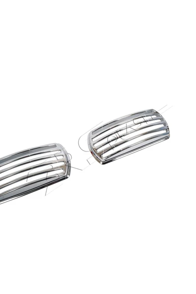 BRSPLAST  Universal Büyük Yan Sinyal Çerçevesi 2 Parça Abs Krom Kaplama - Resim 2