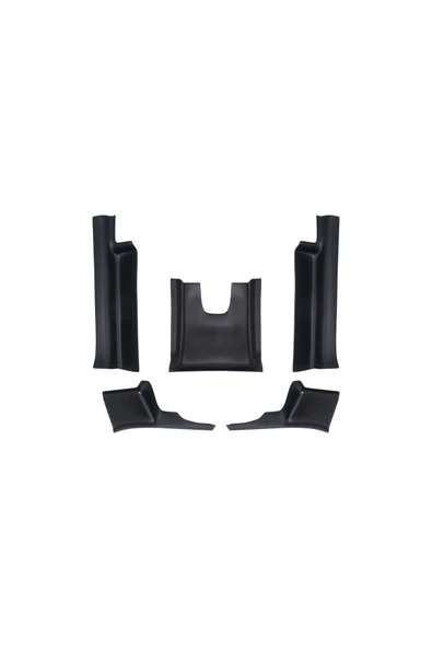 BRSPLAST  Dacia Duster Uyumlu 2010-2017 Abs Halı Koruma Kapağı Kapı Eşiği Plastiği - Resim 3