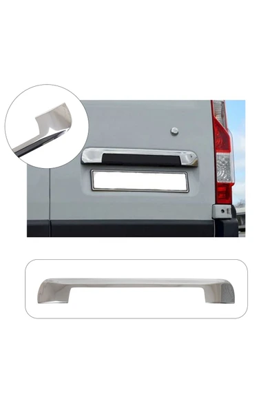 BRSPLAST  Renault Master Uyumlu 2010 Ve Üzeri Krom Bagaj Çıtası Paslanmaz Çelik ürün görseli 1