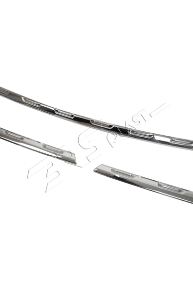 BRSPLAST  Renault Trafic 3 Uyumlu 2020-2024 Krom Ön Panjur 3 Parça Paslanmaz Çelik - Resim 5