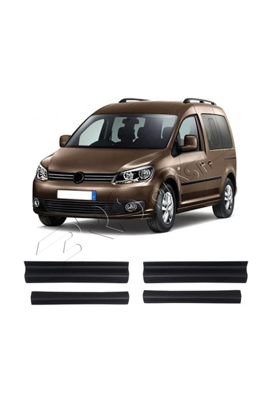 BRSPLAST  Volkswagen Caddy Uyumlu 2015 Ve Üzeri Abs Kapı Eşiği 4 Parça - Resim 3