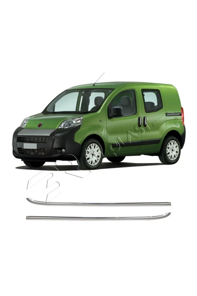 BRSPLAST  Fiat Fiorino Uyumlu 2008 Ve Üzeri Krom Cam Çıtası 2 Parça Paslanmaz Çelik ürün görseli 1