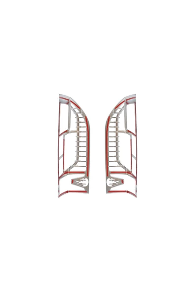 BRSPLAST  Citroen Jumper Uyumlu 2014 Ve Üzeri Stop Çerçevesi 2 Parça Abs Krom Kaplama - Resim 8