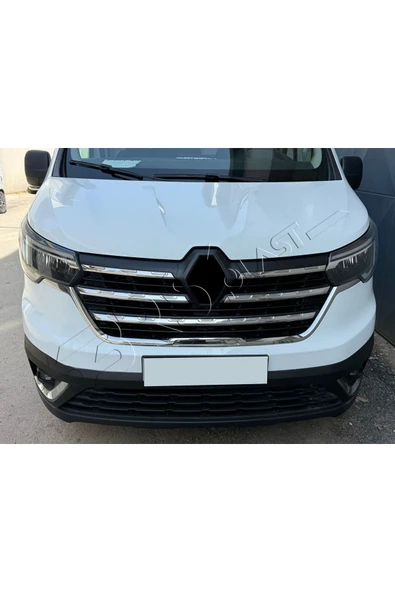 BRSPLAST  Renault Trafic 3 Uyumlu 2020-2024 Krom Ön Panjur 3 Parça Paslanmaz Çelik - Resim 2