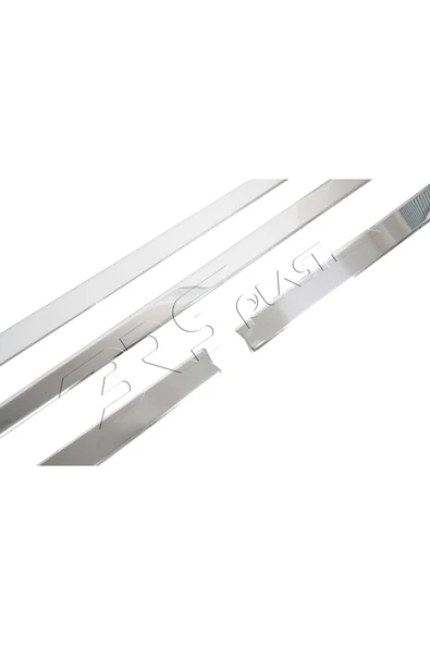 BRSPLAST  Dacia Sandero Stepway Uyumlu 2013 Ve Üzeri Krom Yan Kapı Çıtası 4 Parça Paslanmaz Çelik - Resim 5