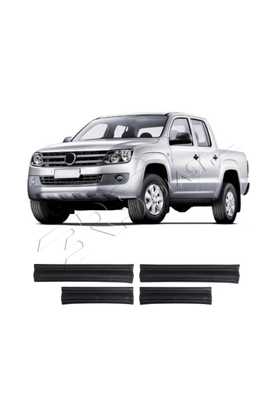 BRSPLAST  Volkswagen Amarok Uyumlu 2010 Ve Üzeri Abs Kapı Eşiği 4 Parça - Resim 3