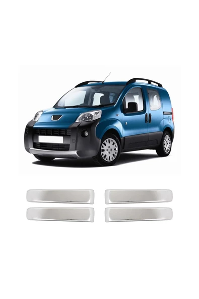 BRSPLAST  Peugeot Bipper Uyumlu 2008 Ve Üzeri Krom Kapı Kolu 4 Kapı Paslanmaz Çelik ürün görseli 1