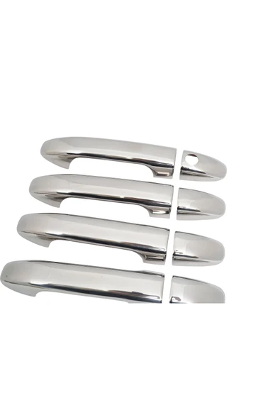 BRSPLAST  Mercedes Sprinter W907 Uyumlu 2019 Ve Üzeri Krom Kapı Kolu 4 Kapı Paslanmaz Çelik - Resim 7