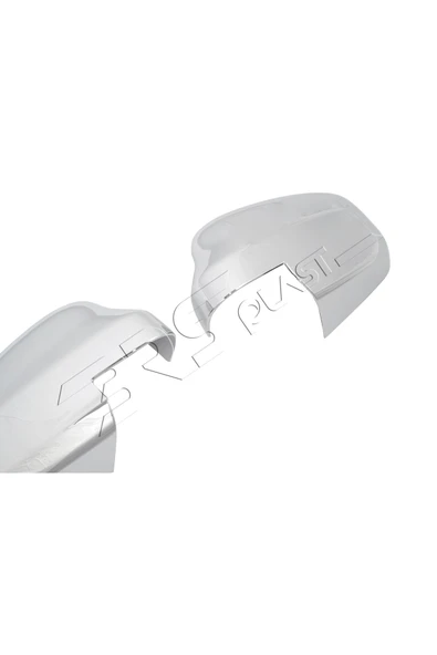 BRSPLAST  Ford Courier Uyumlu 2017 Ve Üzeri Ayna Kapağı 2 Parça Abs Krom Kaplama - Resim 4