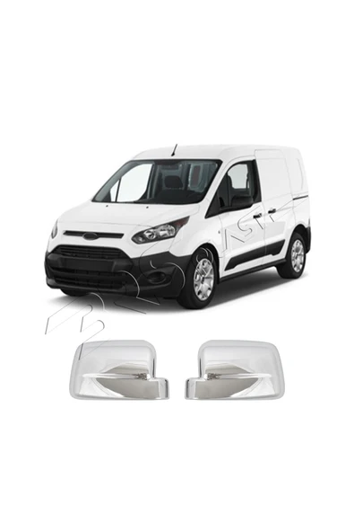 BRSPLAST  Ford Connect Uyumlu 2009-2014 Ayna Kapağı 2 Parça Abs Krom Kaplama ürün görseli 1