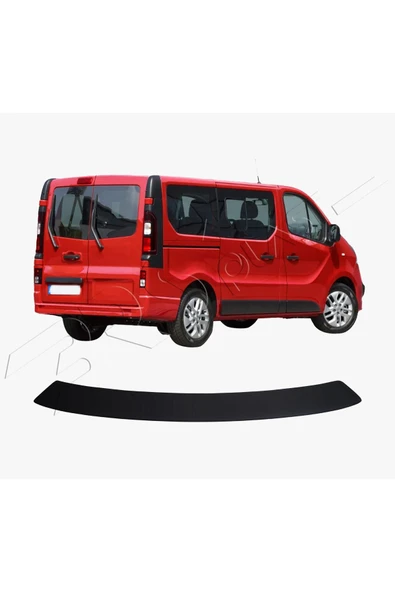 BRSPLAST  Opel Vivaro Uyumlu 2019 Ve Üzeri Long Abs Arka Tampon Üstü Koruma - 2