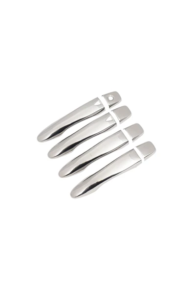 BRSPLAST  Renault Kadjar Uyumlu 2015 Ve Üzeri Krom Kapı Kolu 4 Kapı 2 Kol Sensörlü Paslanmaz Çelik - Resim 3