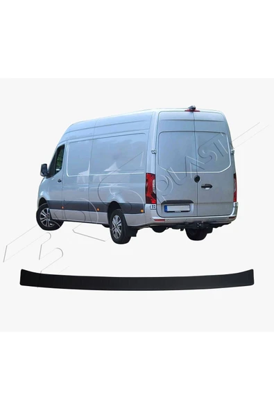 BRSPLAST  Mercedes Sprinter W907 Uyumlu 2018 Ve Üzeri Abs Arka Tampon Üstü Koruma - Resim 2