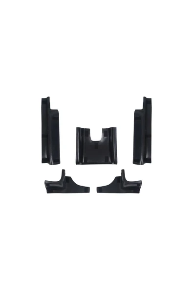 BRSPLAST  Dacia Duster Uyumlu 2010-2017 Abs Halı Koruma Kapağı Kapı Eşiği Plastiği - Resim 5