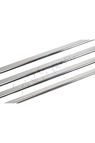 BRSPLAST  Dacia Logan Uyumlu 2005-2013 Krom Cam Çıtası 4 Parça Paslanmaz Çelik - Resim 6