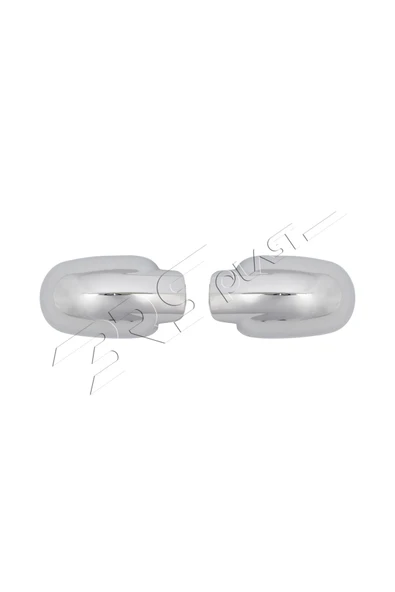 BRSPLAST  Dacia Logan Uyumlu 2004-2010 Ayna Kapağı 2 Parça Abs Krom Kaplama - Resim 2