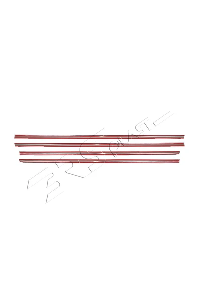 BRSPLAST  Volkswagen Jetta Uyumlu 2005-2011 Krom Cam Çıtası 4 Parça Paslanmaz Çelik - Resim 6