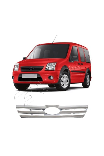 BRSPLAST  Ford Connect Uyumlu 2009-2014 Krom Ön Panjur Paslanmaz Çelik - Resim 2