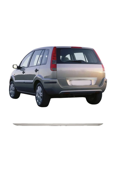 BRSPLAST  Ford Fusion Uyumlu 2002-2012 Krom Bagaj Alt Çıtası Paslanmaz Çelik - Resim 2