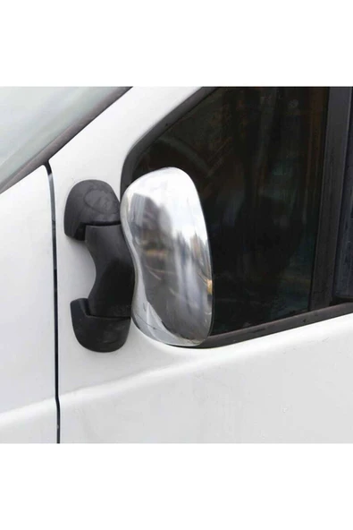 BRSPLAST  Renault Trafic Uyumlu 2001-2014 Ayna Kapağı 2 Parça Abs Krom Kaplama - 3