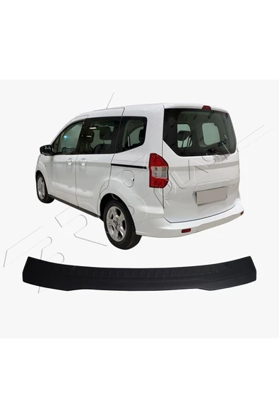 BRSPLAST  Ford Courier Uyumlu 2015 Ve Üzeri Abs Arka Tampon Üstü Koruma - Resim 2