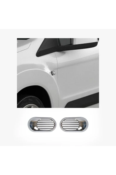 BRSPLAST  Peugeot Bipper Uyumlu 2008 Ve Üzeri Sinyal Çerçevesi 2 Parça Abs Krom Kaplama - Resim 3