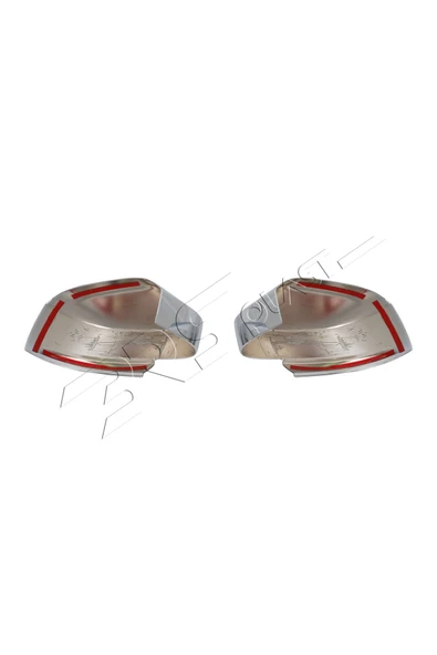 BRSPLAST  Volkswagen Caddy Uyumlu 2015 Ve Üzeri Ayna Kapağı 2 Parça Abs Krom Kaplama - 4
