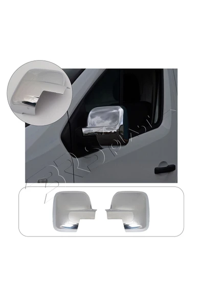 BRSPLAST  Renault Trafic Uyumlu 2015 Ve Üzeri Ayna Kapağı 2 Parça Abs Krom Kaplama ürün görseli 1