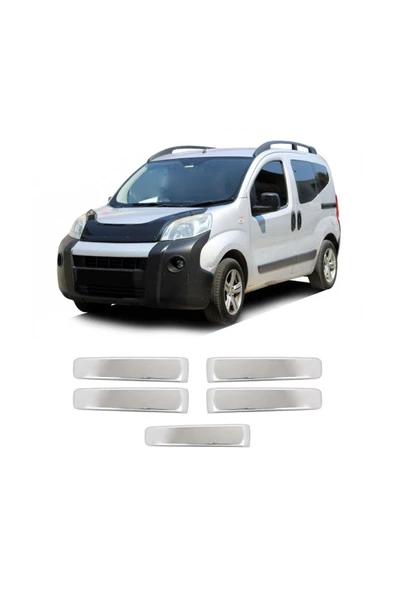 BRSPLAST  Citroen Nemo Uyumlu 2007-2016 Krom Kapı Kolu 5 Kapı Paslanmaz Çelik ürün görseli 1