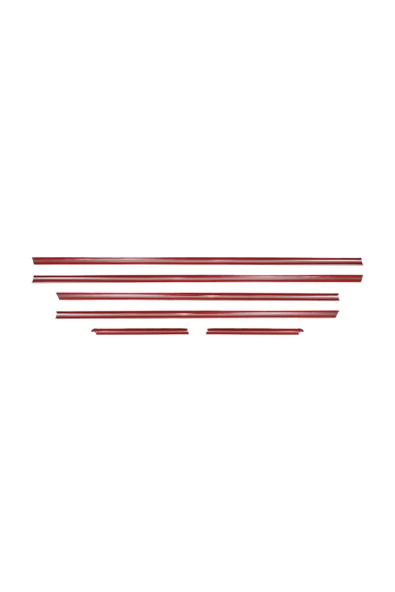 BRSPLAST  Opel Corsa D Uyumlu 2007-2015 Krom Cam Çıtası 6 Parça Paslanmaz Çelik - Resim 6