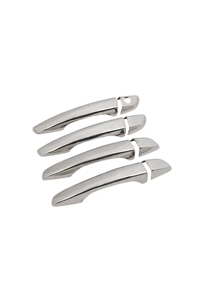 BRSPLAST  Citroen C5 Aircross Uyumlu 2019 Ve Üzeri Krom Kapı Kolu 4 Kapı Paslanmaz Çelik - Resim 4